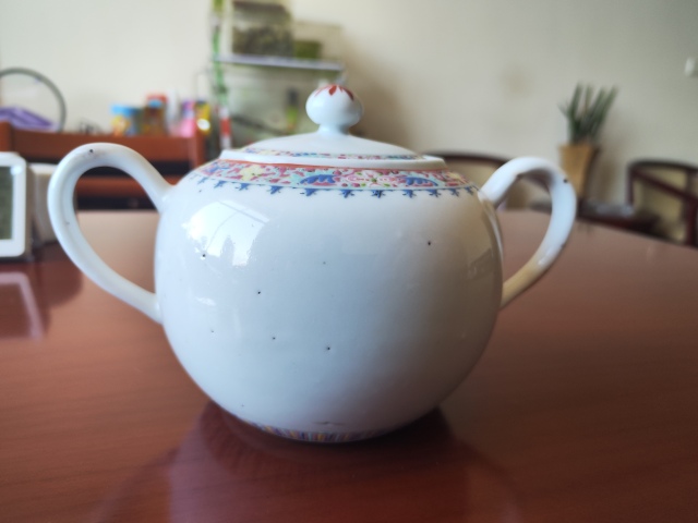 古玩陶瓷民國 粉彩糖缸拍賣，當前價格2600元