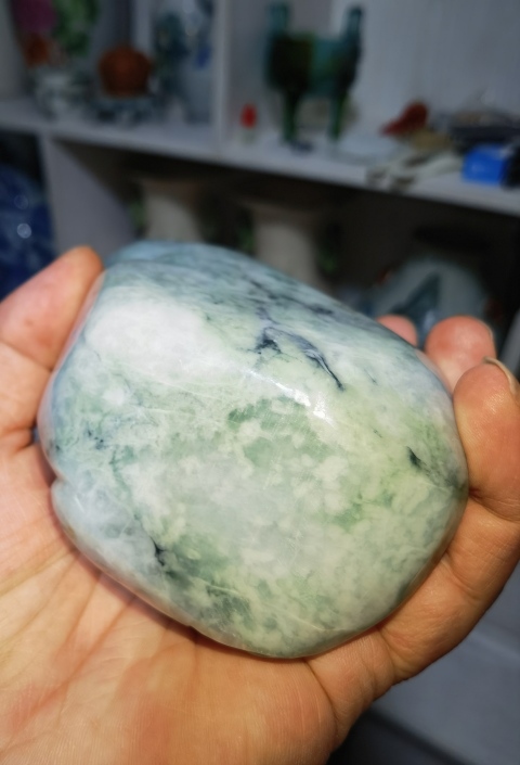 古玩玉器翡翠山子拍賣，當前價格2000元