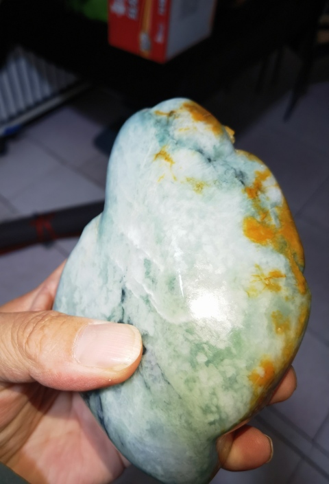 古玩玉器翡翠山子拍賣，當前價格2000元