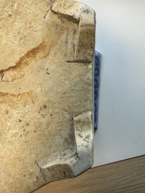 古玩陶瓷青花云龍三現(xiàn)圖六方花盆拍賣，當(dāng)前價(jià)格3900元