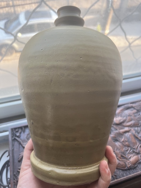 古玩陶瓷朱元璋茶葉末釉大梅瓶拍賣,當前價格4500元