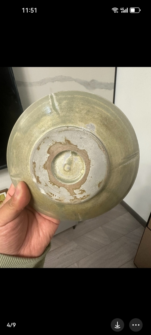古玩陶瓷晚唐:越窯青瓷秘色瓷。七星支頂。拍賣,當(dāng)前價(jià)格489999元