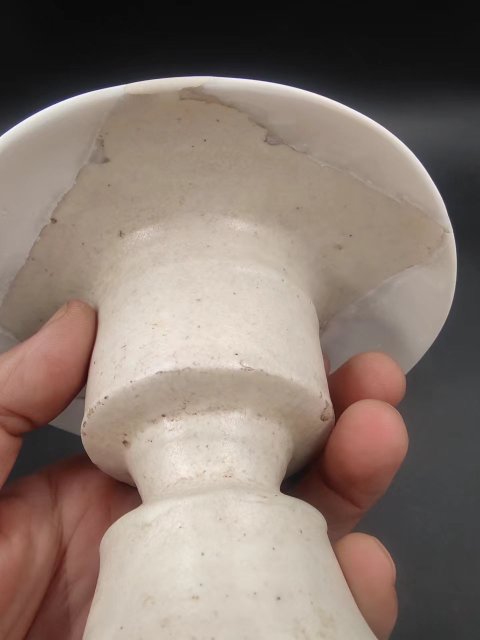 古玩陶瓷宋代?白釉行爐拍賣，當前價格2500元