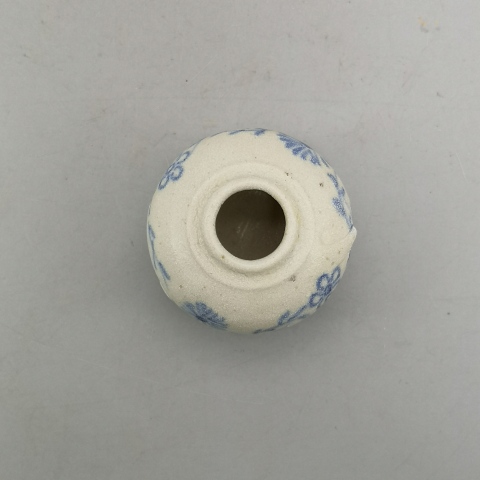 古玩陶瓷青花花卉紋水盂拍賣，當前價格980元