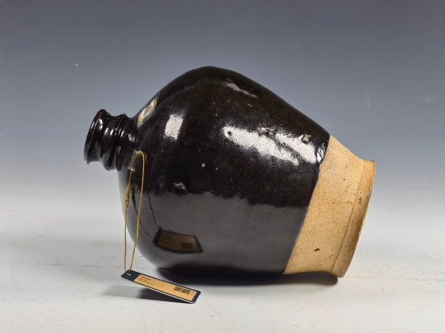 古玩陶瓷清·磁州窯黑釉梅瓶拍賣，當(dāng)前價(jià)格2900元