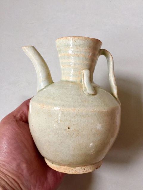 古玩陶瓷青白釉執(zhí)壺拍賣，當(dāng)前價(jià)格7888元