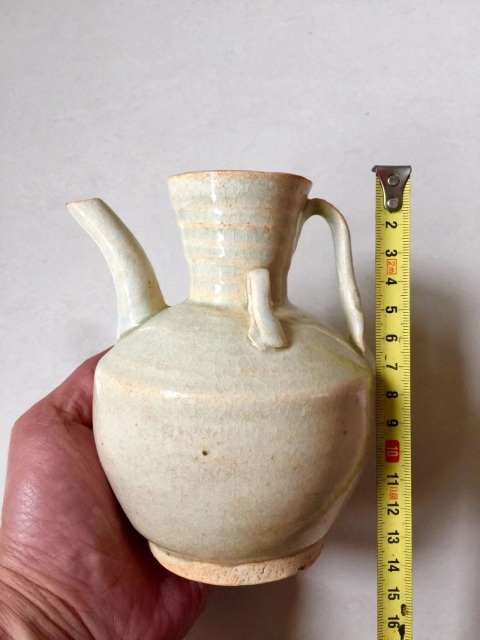 古玩陶瓷青白釉執(zhí)壺拍賣，當(dāng)前價(jià)格7888元
