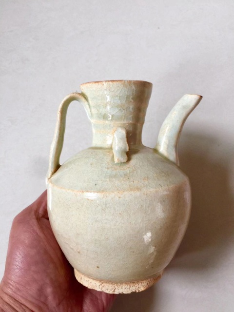 古玩陶瓷青白釉執(zhí)壺拍賣，當(dāng)前價(jià)格7888元