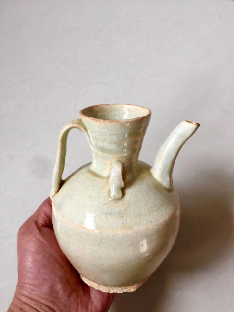 古玩陶瓷青白釉執(zhí)壺拍賣，當(dāng)前價(jià)格7888元