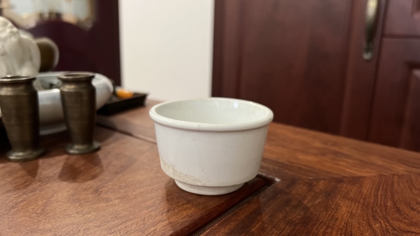 古玩陶瓷清代白釉杯拍賣，當前價格199元