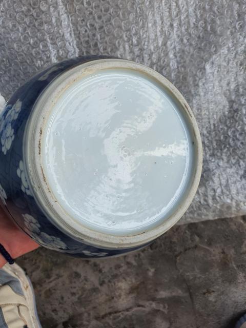 古玩陶瓷康熙青花冰梅博古圖蓋罐拍賣,當前價格8800元