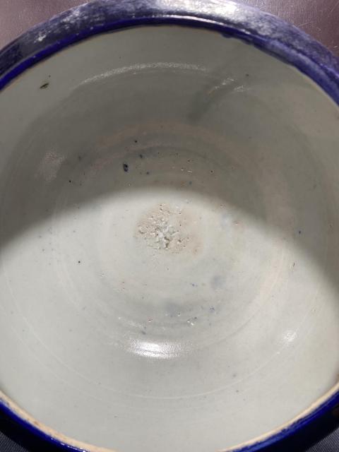 古玩陶瓷民國,霽藍釉三足大爐拍賣,當前價格3200元