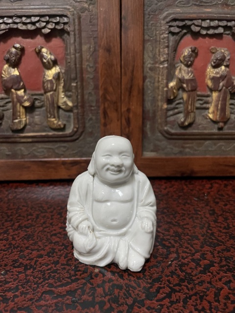 古玩陶瓷德化白瓷彌勒佛坐像拍賣,當前價格4500元