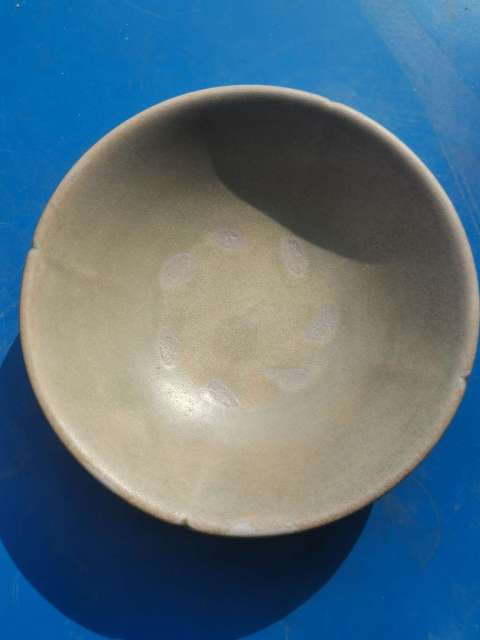 古玩陶瓷晚唐:越窯青瓷秘色瓷。七星支頂。拍賣,當(dāng)前價(jià)格489999元