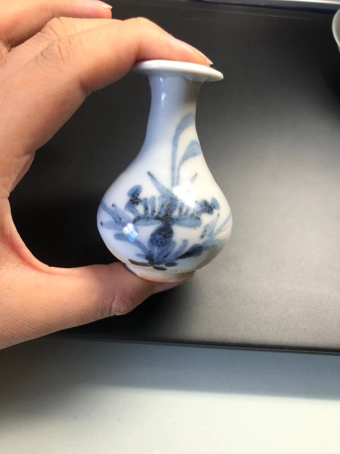 古玩陶瓷清早期青花玉壺春瓶拍賣，當前價格999元