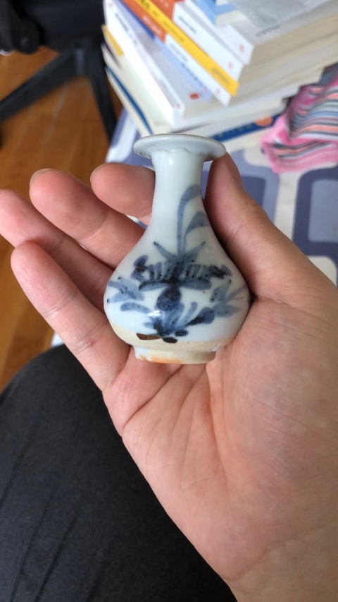 古玩陶瓷清早期青花玉壺春瓶拍賣，當前價格999元