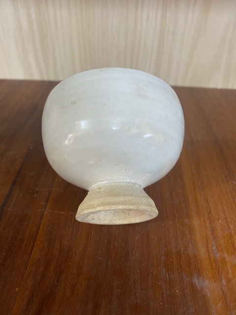 古玩陶瓷青白釉高足杯拍賣,當前價格680元