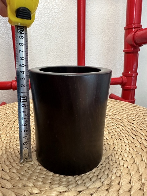 古玩雜項檀木筆筒拍賣,當前價格6500元