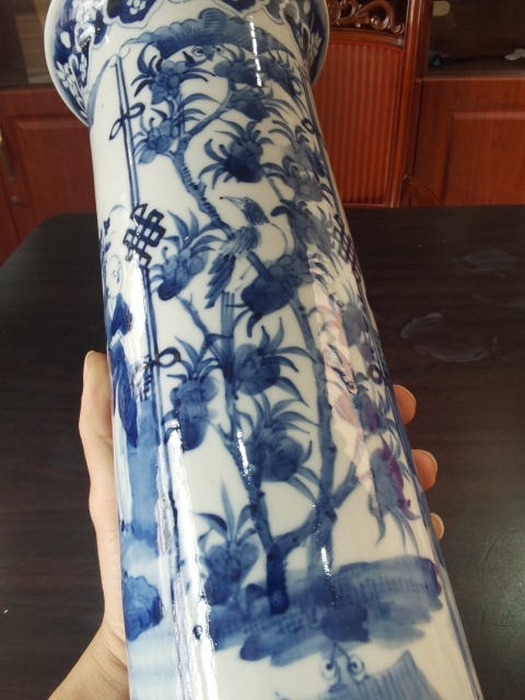 古玩陶瓷青花三娘教子圖箭筒拍賣,當(dāng)前價格4600元