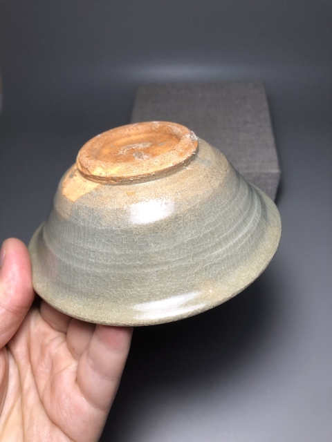 古玩陶瓷【明代】龍泉青瓷斗笠碗【頂級釉】拍賣,當前價格0元