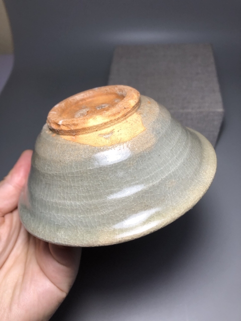 古玩陶瓷【明代】龍泉青瓷斗笠碗【頂級釉】拍賣,當前價格0元