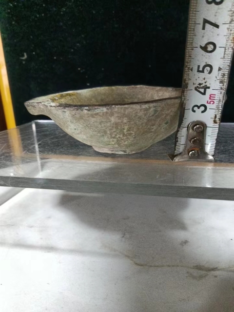 古玩陶瓷漢綠釉羽殤杯拍賣，當(dāng)前價(jià)格2888元