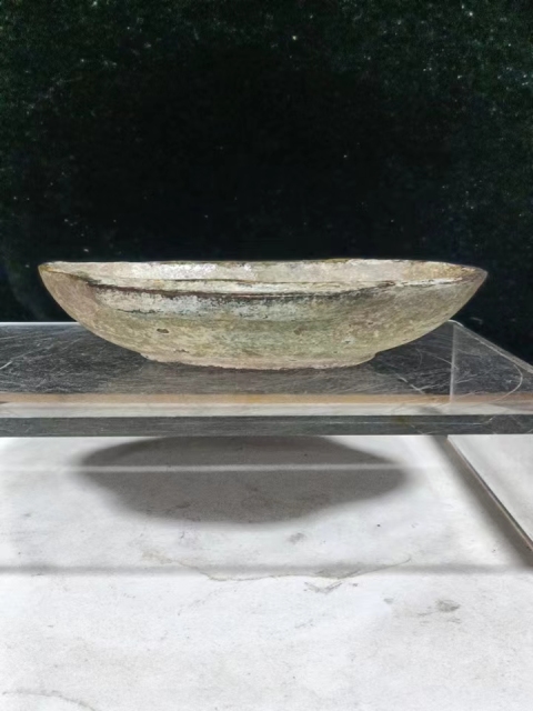 古玩陶瓷漢綠釉羽殤杯拍賣，當(dāng)前價(jià)格2888元
