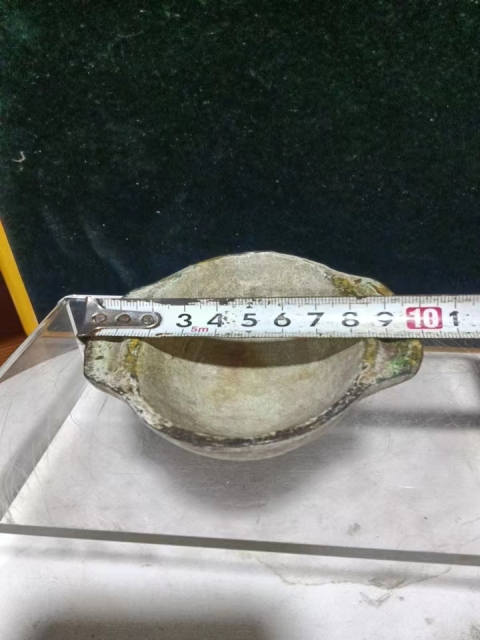 古玩陶瓷漢綠釉羽殤杯拍賣，當(dāng)前價(jià)格2888元