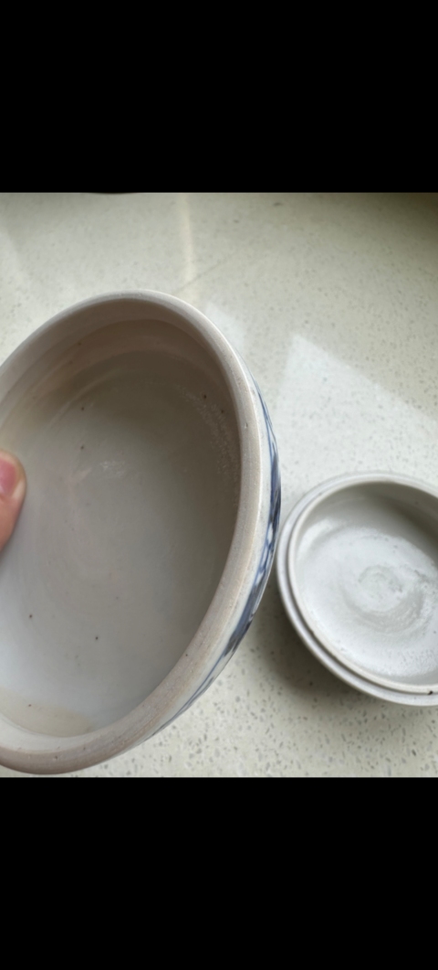 古玩陶瓷清康熙青花花卉重盒拍賣,當前價格2998元