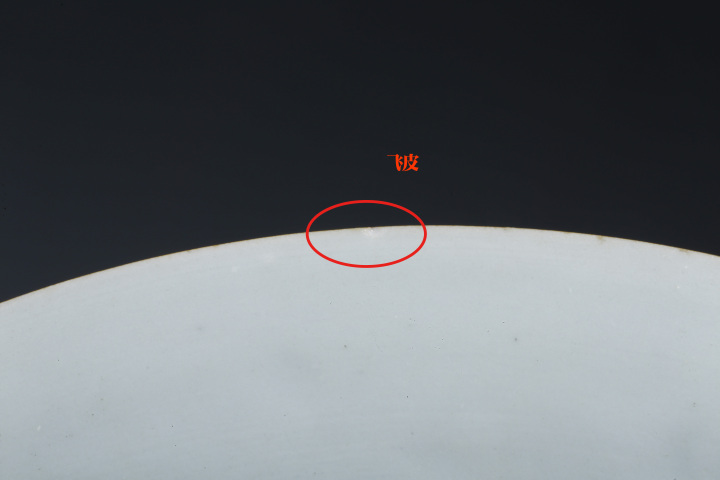 古玩陶瓷清康熙·青花礬紅描金博古紋折沿盤拍賣，當前價格2500元