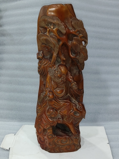 古玩雜項木雕達摩擺件拍賣,當前價格1880元