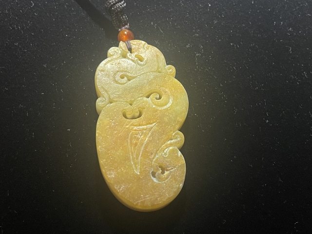古玩玉器新疆籽料.和田玉龍佩拍賣，當(dāng)前價(jià)格515元