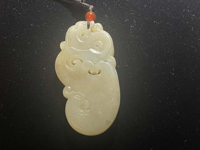 古玩玉器新疆籽料.和田玉龍佩拍賣，當(dāng)前價(jià)格515元
