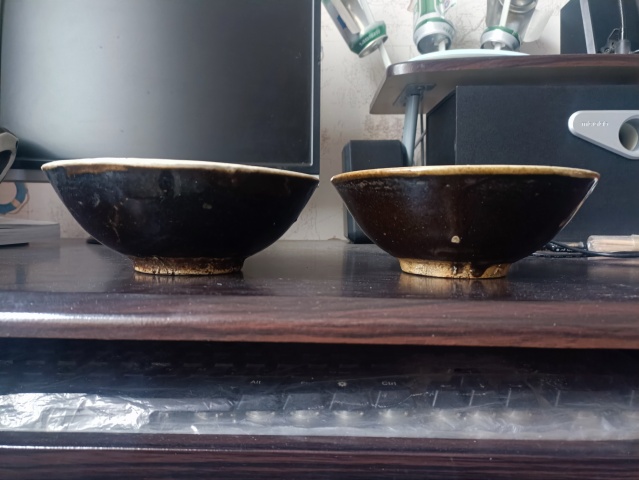 古玩陶瓷明末清初淄素碗一對拍賣,當前價格600元