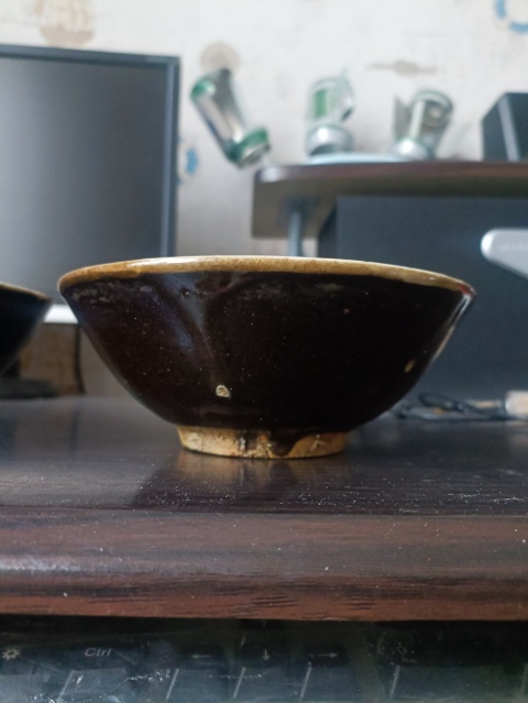 古玩陶瓷明末清初淄素碗一對拍賣,當前價格600元