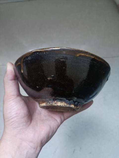 古玩陶瓷明末清初淄素碗一對拍賣,當前價格600元