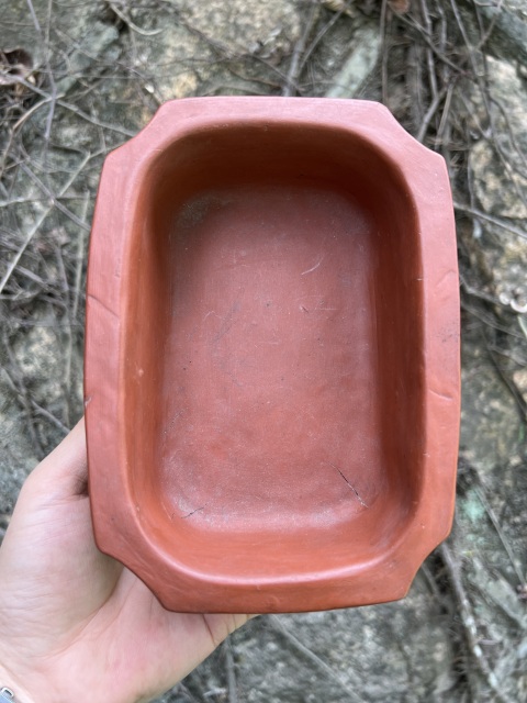 古玩陶瓷紫砂夔龍紋水仙花盆拍賣，當前價格2800元