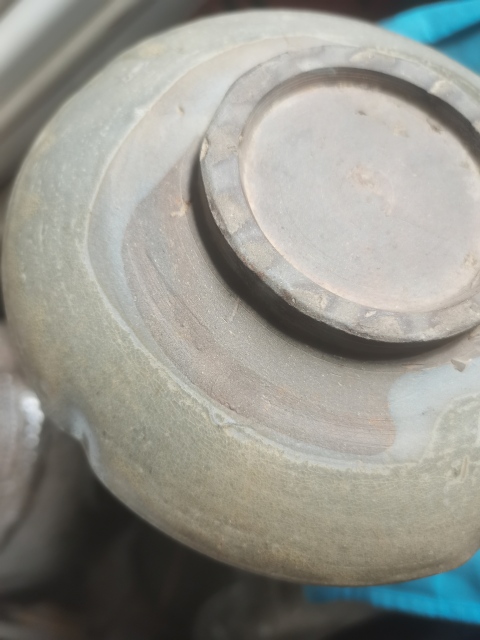 古玩陶瓷唐五代青瓷霞建窯盤子拍賣,當前價格1333元