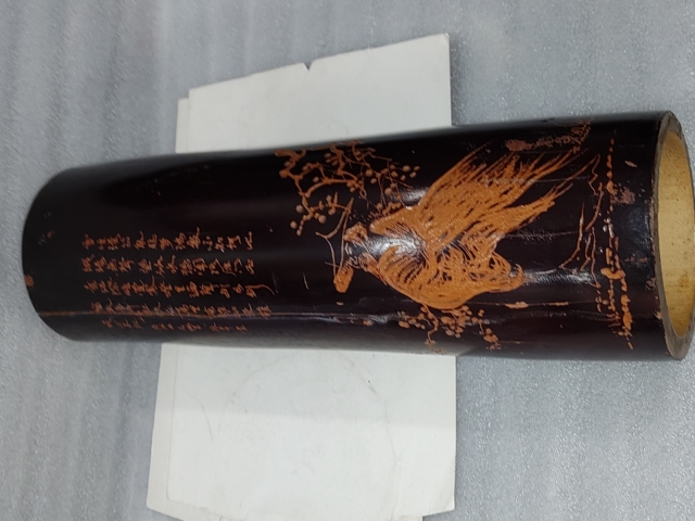 古玩雜項(xiàng)竹帽筒拍賣,當(dāng)前價(jià)格368元