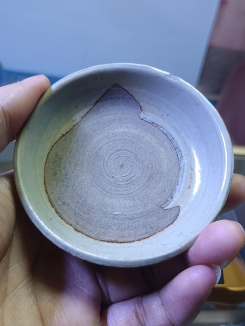 古玩陶瓷明代·青釉小碟拍賣,當前價格260元