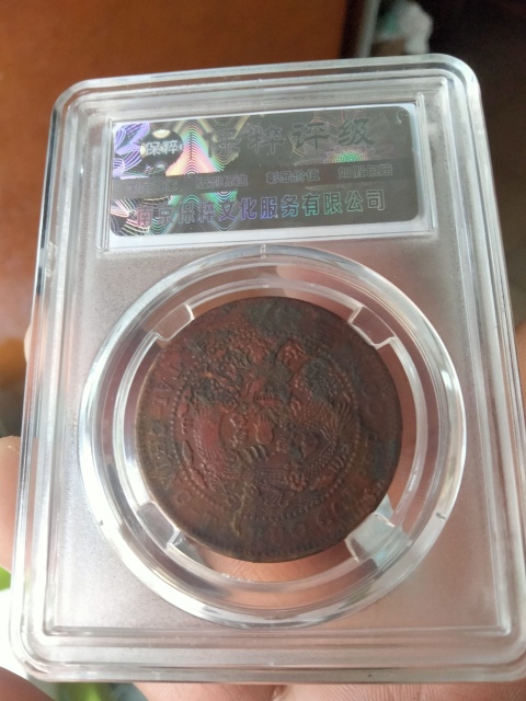 古玩錢幣大清銅幣己酉二十文拍賣,當前價格360元
