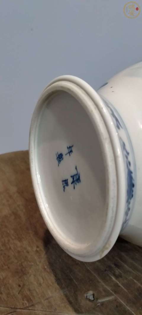 古玩陶瓷光緒青花將軍罐拍賣，當前價格4555元
