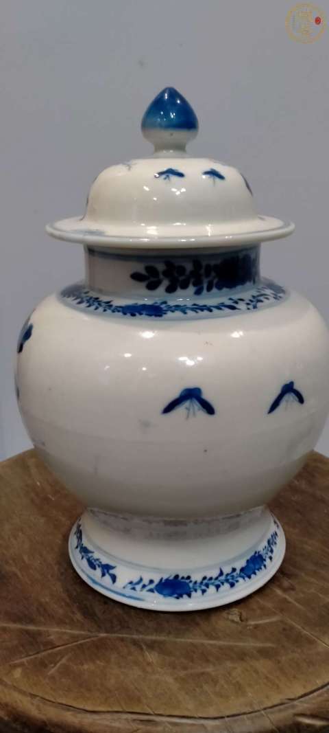 古玩陶瓷光緒青花將軍罐拍賣，當前價格4555元