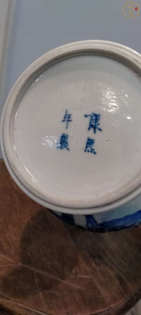 古玩陶瓷光緒青花將軍罐拍賣，當前價格4555元
