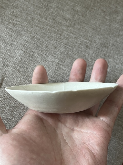 古玩陶瓷南宋湖田青白釉出筋葵口洗（精品）拍賣，當前價格8000元