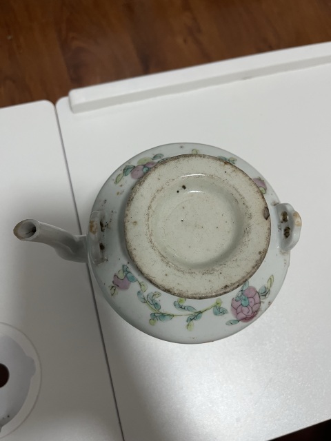 古玩陶瓷晚清西廂記長亭送別粉彩提梁壺拍賣，當前價格1500元