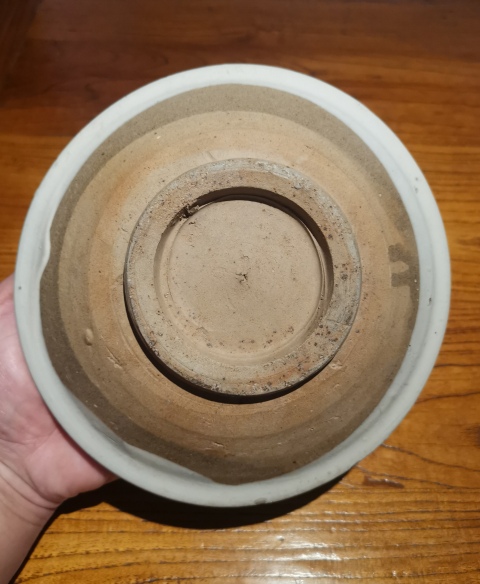 古玩陶瓷元點彩梅花大盤拍賣,當前價格1200元