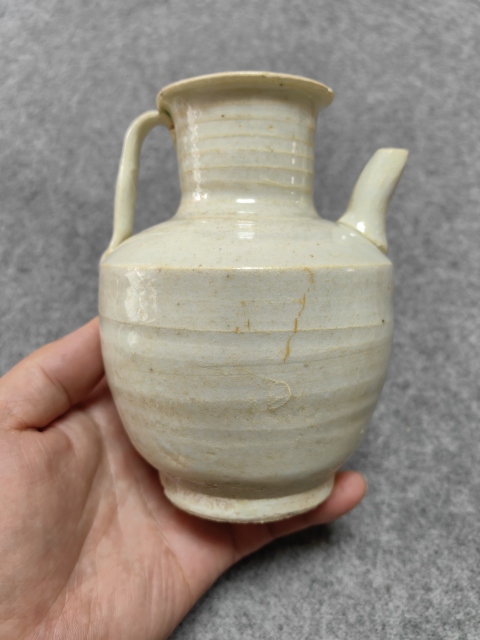 古玩陶瓷南宋-青白釉執(zhí)壺拍賣,當(dāng)前價(jià)格2800元
