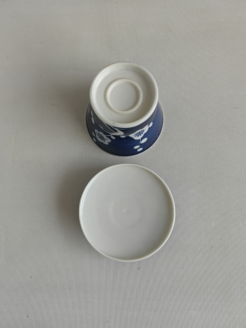 古玩陶瓷青花冰梅圖蓋缸拍賣，當前價格220元