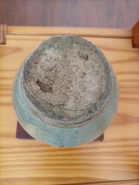 古玩陶瓷清.綠釉雙系罐580拍賣,當前價格580元